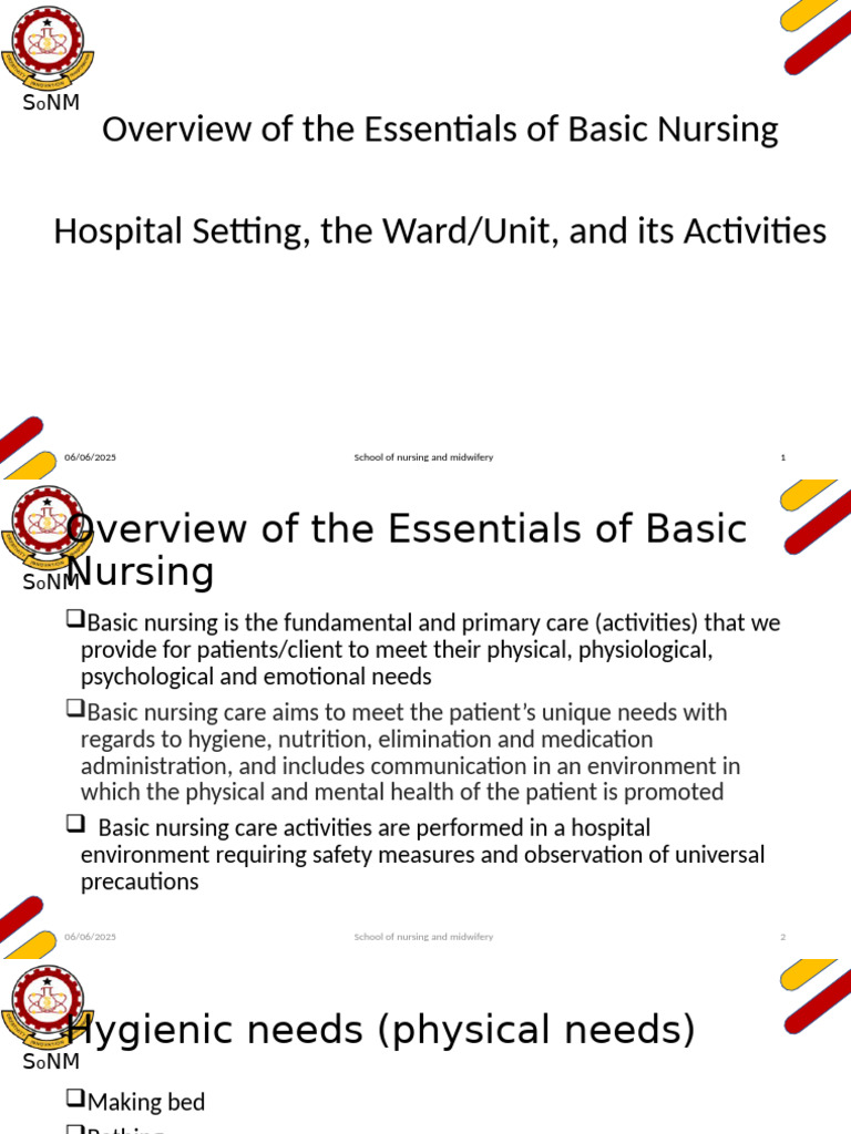 OverviewHospital Setting | PDF | Hospital | Intensive Care Medicine
