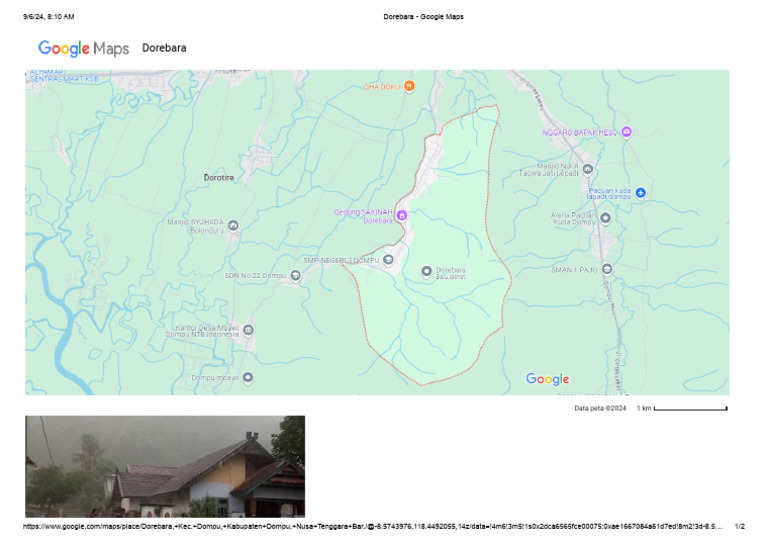 Dorebara - Google Maps | PDF