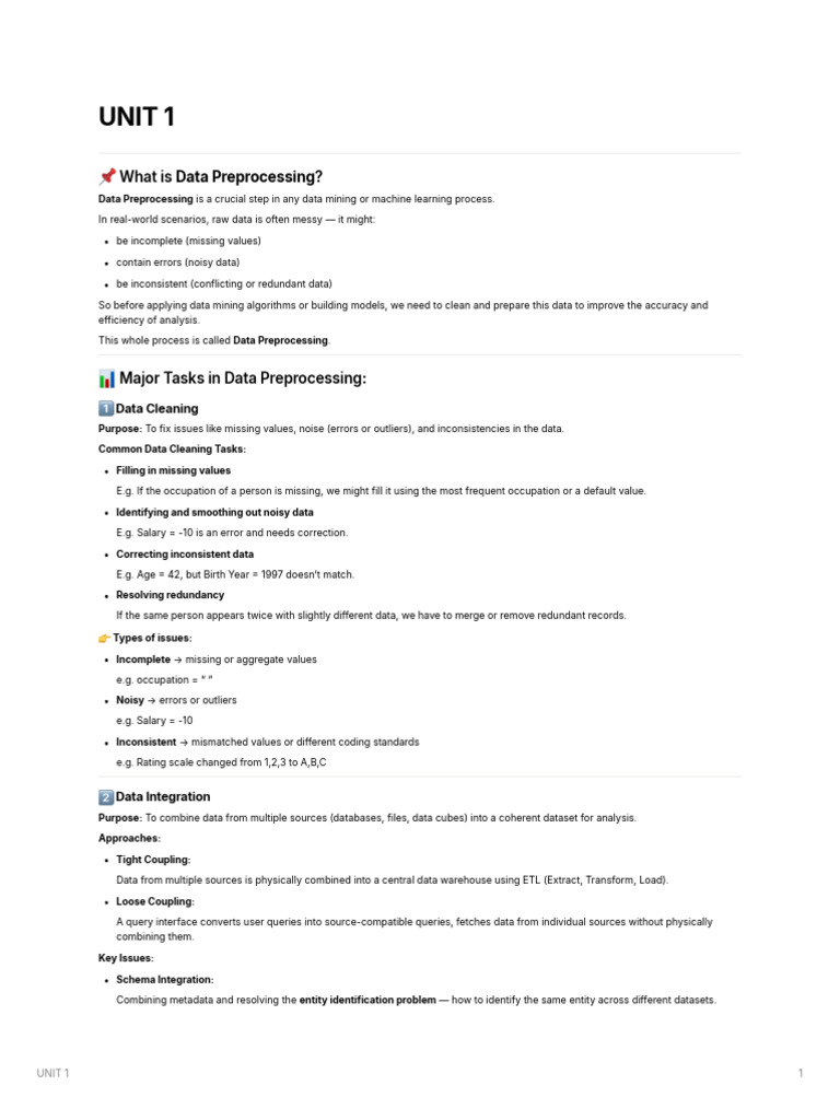 Unit 1 | PDF | Data Compression | Data