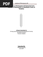 Download Analysis of Wintergreen Oil by khilendragurung SN8726619 doc pdf