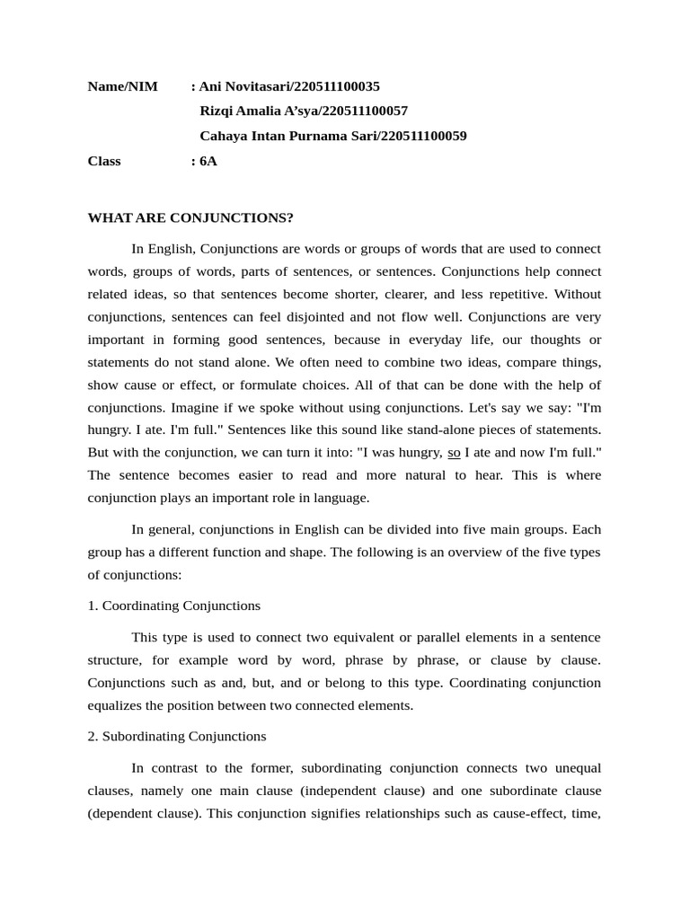 Grammar 6A Group Assignment | PDF | Linguistics | Grammar
