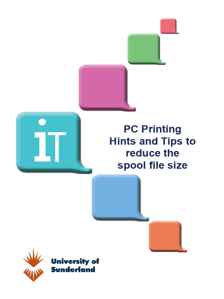 PC Printing Hints and Tips | PDF | Printer (Computing) | Computing