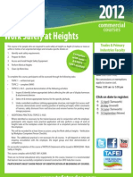 Work Safely at Heights: Courses Commercial