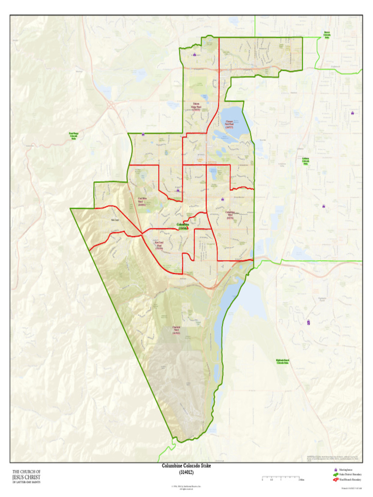 Columbine Colorado Stake Wards Map | PDF