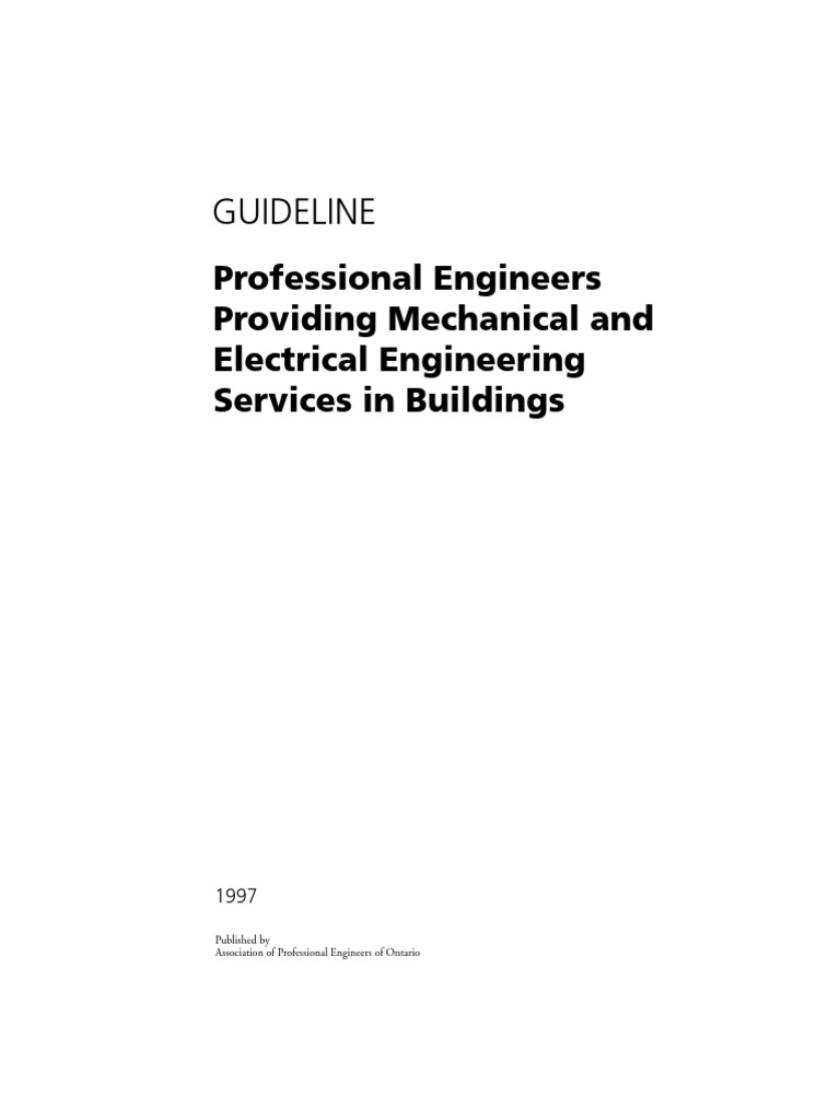 Engineering Services Guidelines | PDF | Specification (Technical ...