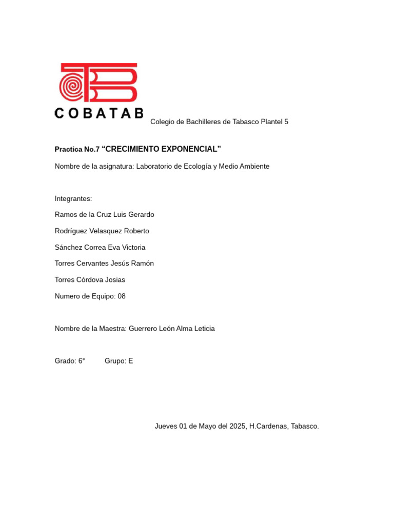 p7 Lab Eco-123 | PDF | Entorno natural | Ecología