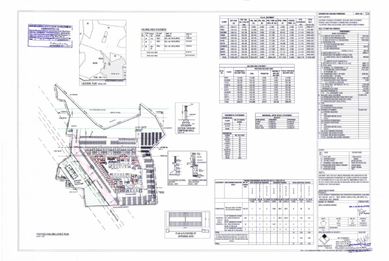 Balaji Heights Rasayani Layout Plan | PDF