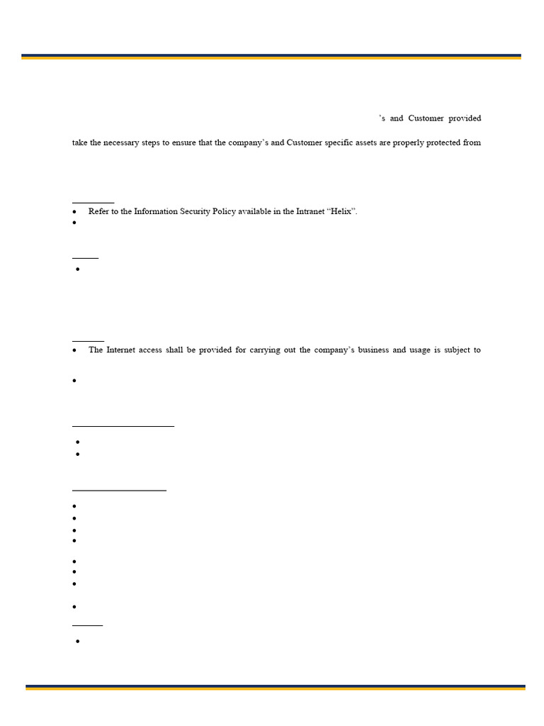 User Security Responsibilities Guide | PDF | Information Security ...