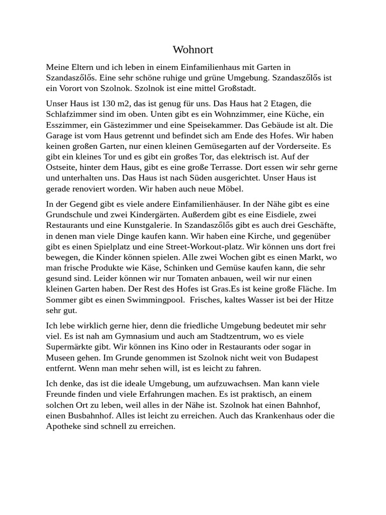 Wohnort | PDF