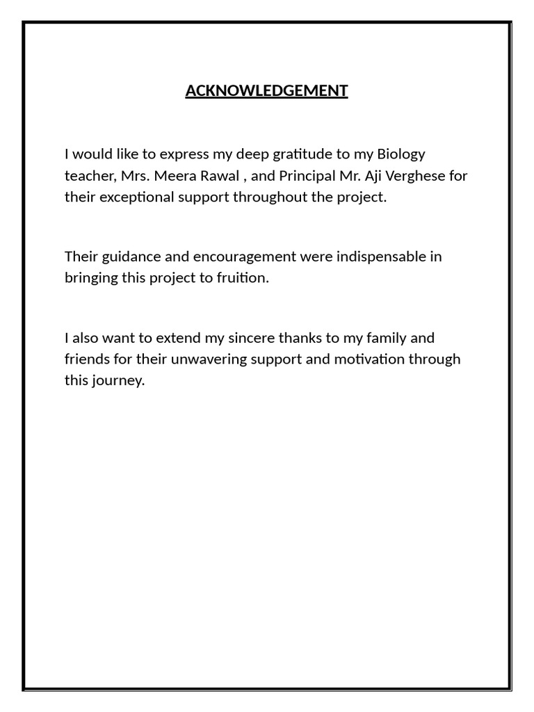 Acknowledgment Biio) | PDF