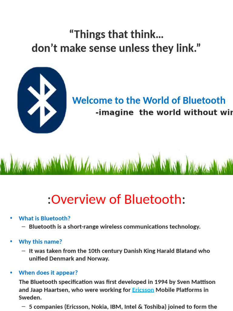 Bluetooth 2 | PDF | Bluetooth | Telecommunications Engineering