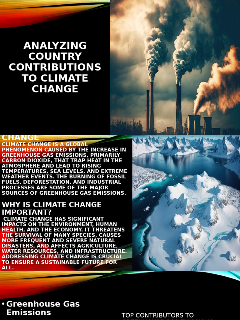 Country Contributions to Climate Change | PDF | Greenhouse Gas ...