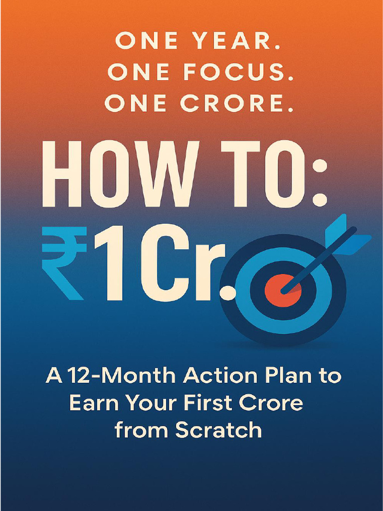 Achieve 1 Crore in 12 Months Guide | PDF | Delayed Gratification ...