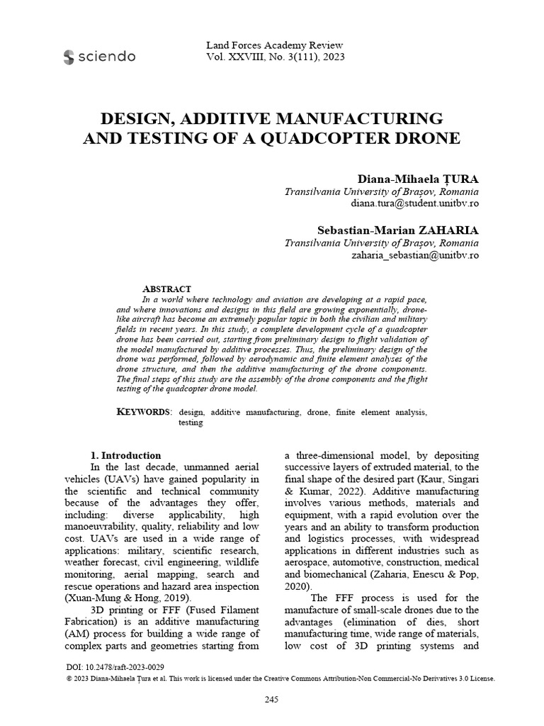 Design Additive Manufacturing and Testing of A Qua | PDF | Adhesive | 3 ...