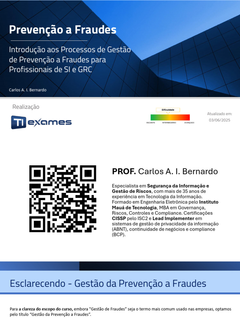 Gestão de Prevenção a Fraudes em SI | PDF | Segurança de computadores ...