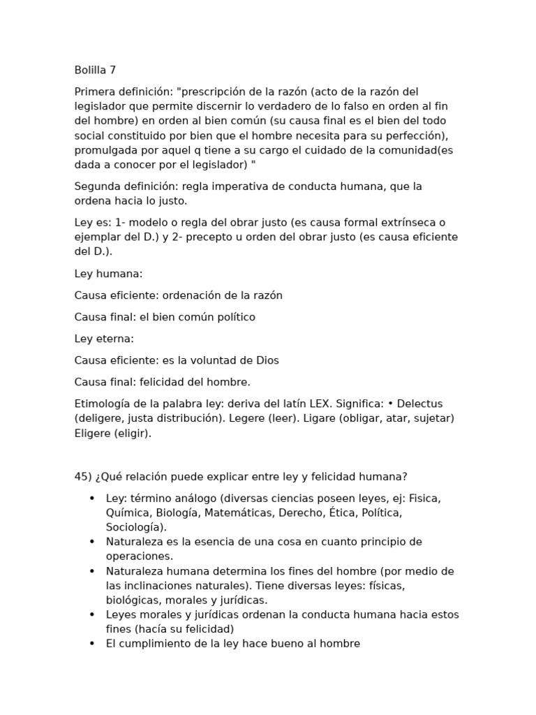 Definición y Características de la Ley | PDF | Teoría de sustancias | Razón