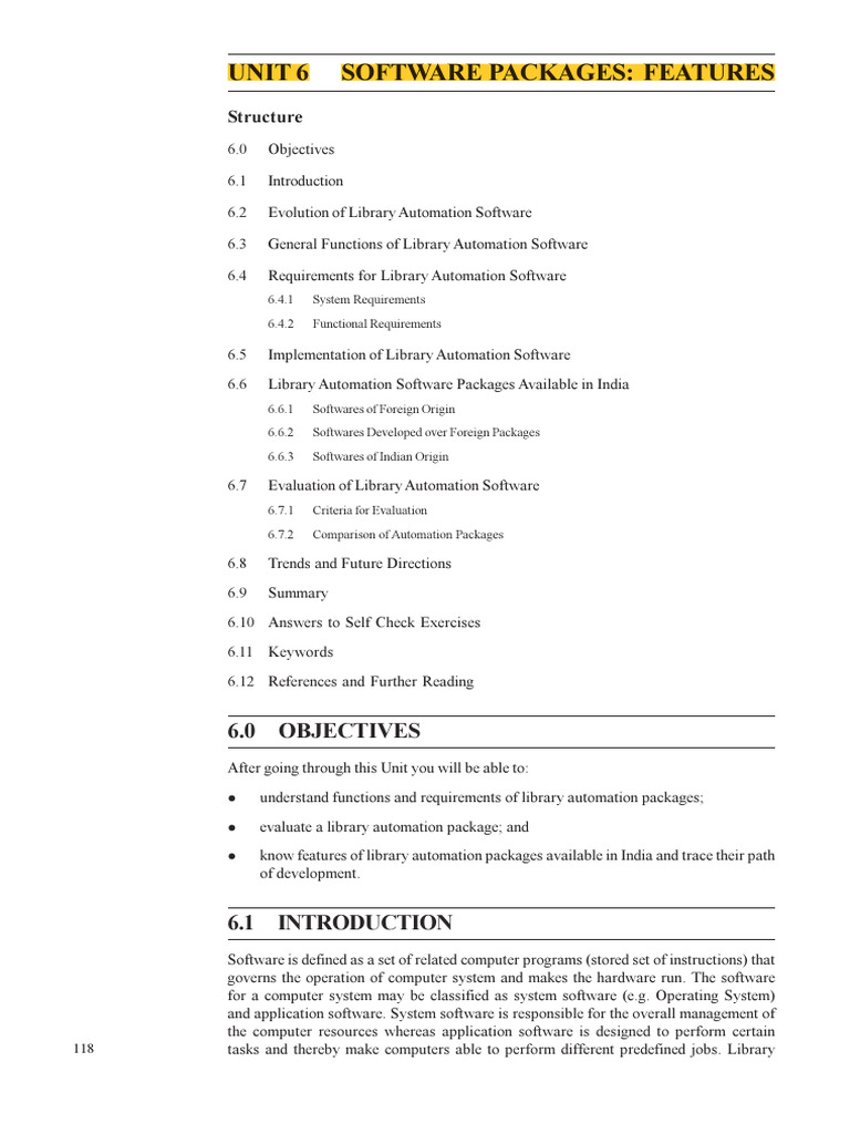 6 Features of Software Packages | PDF | Databases | Metadata