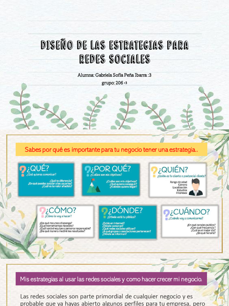 Estrategias Efectivas en Redes Sociales | PDF