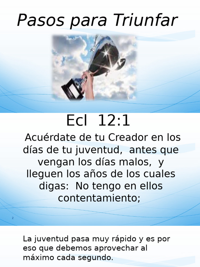 Pasos para Triunfar | PDF | Dios
