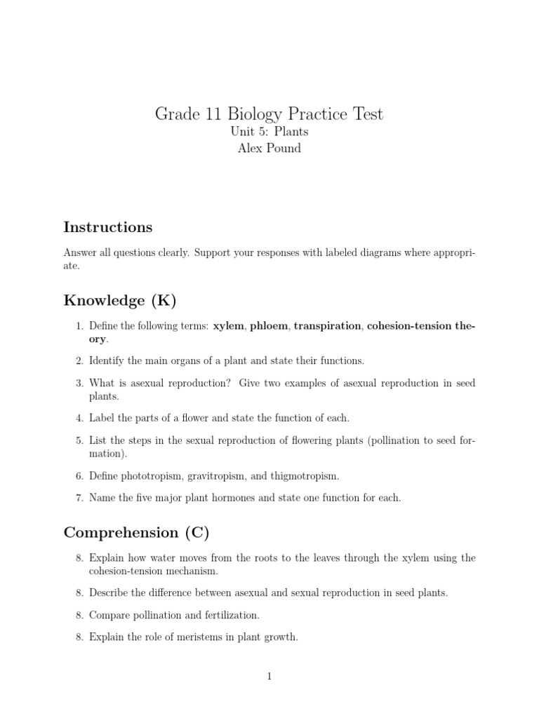 Bio Unit 5 | PDF
