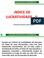 Índice de Lucratividade - Il