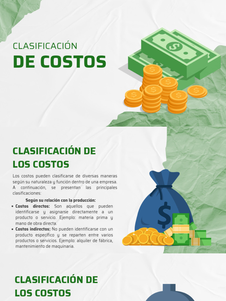 Clasificación de Costos Empresariales | PDF | Costo | Business