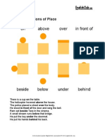 EC Vocabulary Prepositions of Place