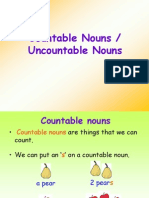 Countable Nouns / Uncountable Nouns