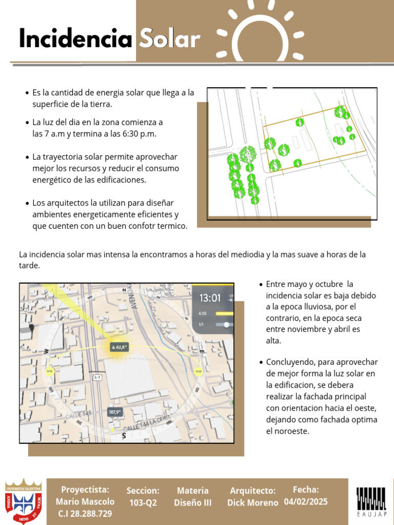 Incidencia Solar | PDF