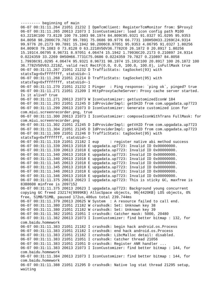Android Log Analysis and Icon Customization | PDF | Computing | Software
