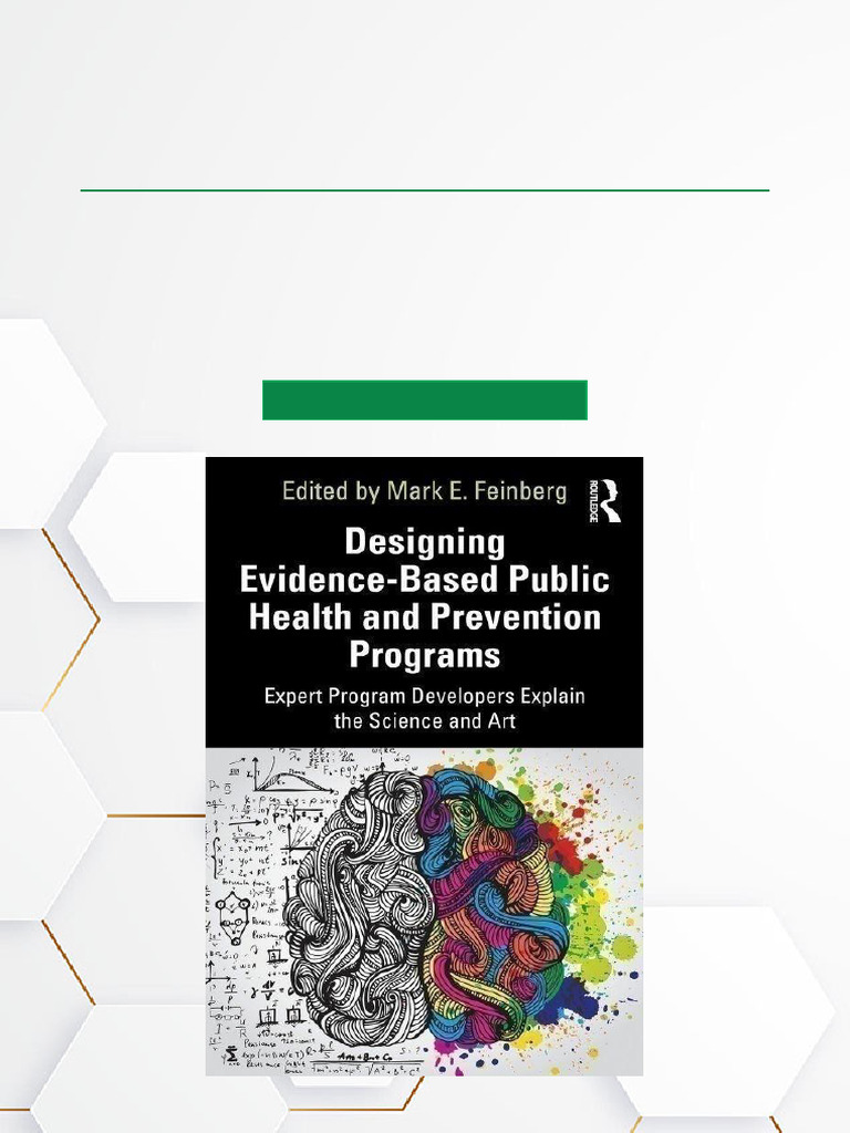 Evidence-Based Public Health Programs | PDF | Public Health | Behavior