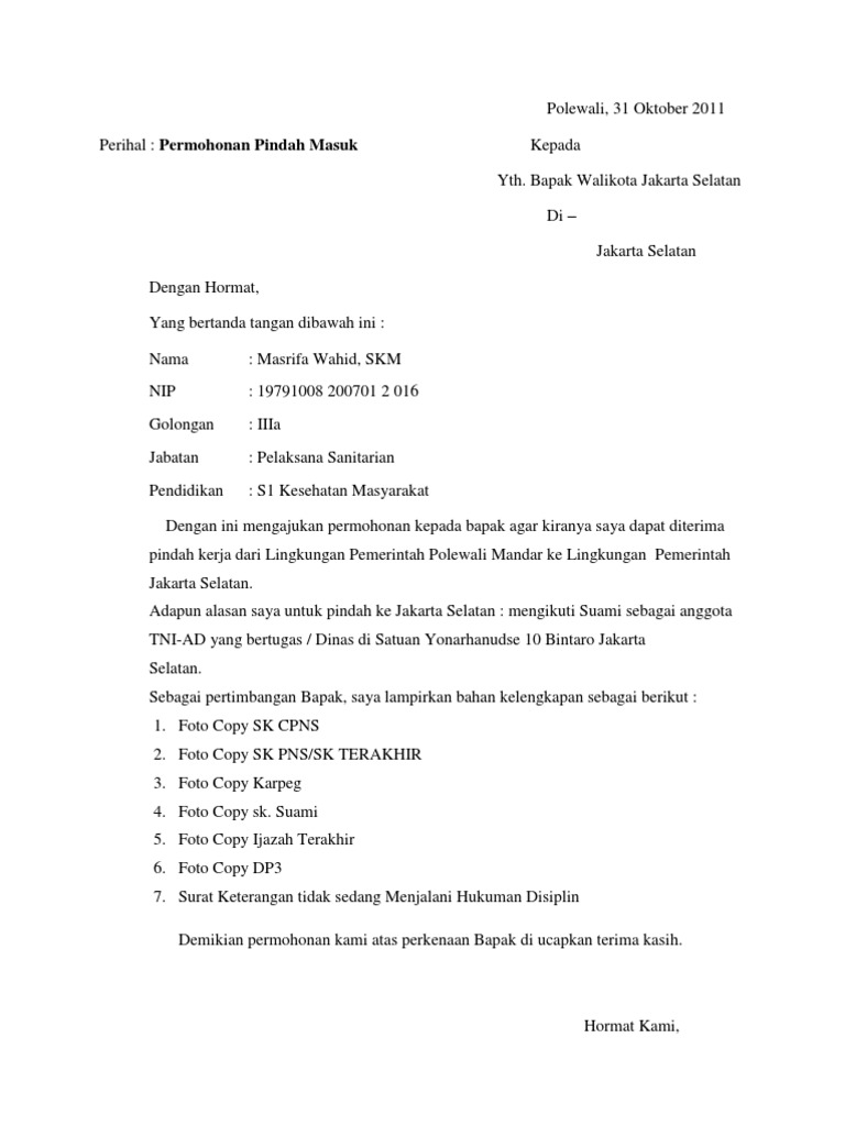 Contoh Surat Mutasi Tni Ad Audit Kinerja