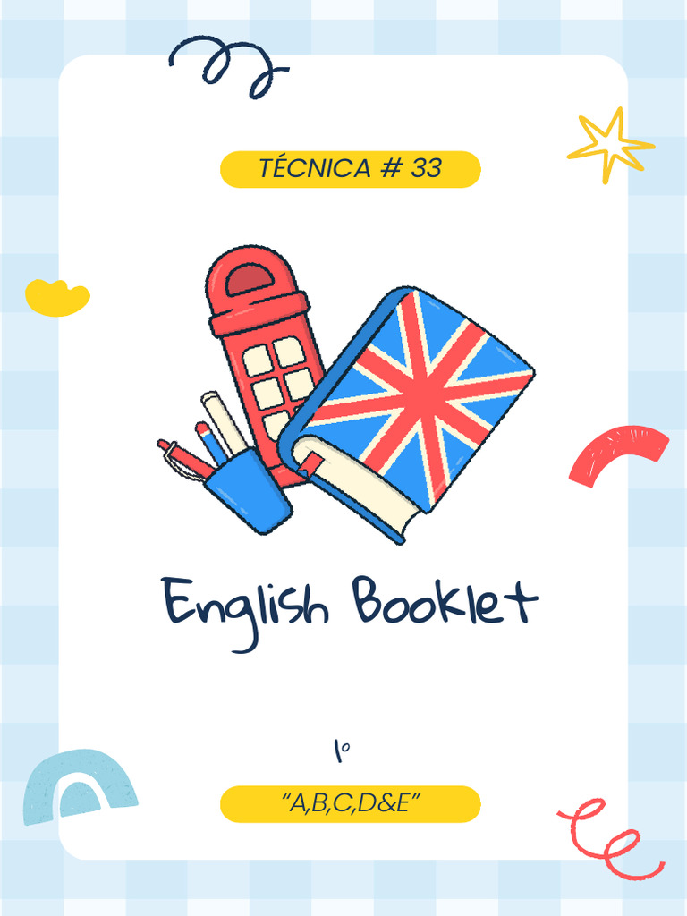 Booklet English 1° A, B, C, D&E | PDF