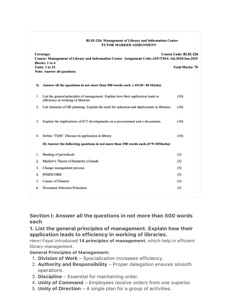 Principles of Library Management | PDF | Libraries | Business