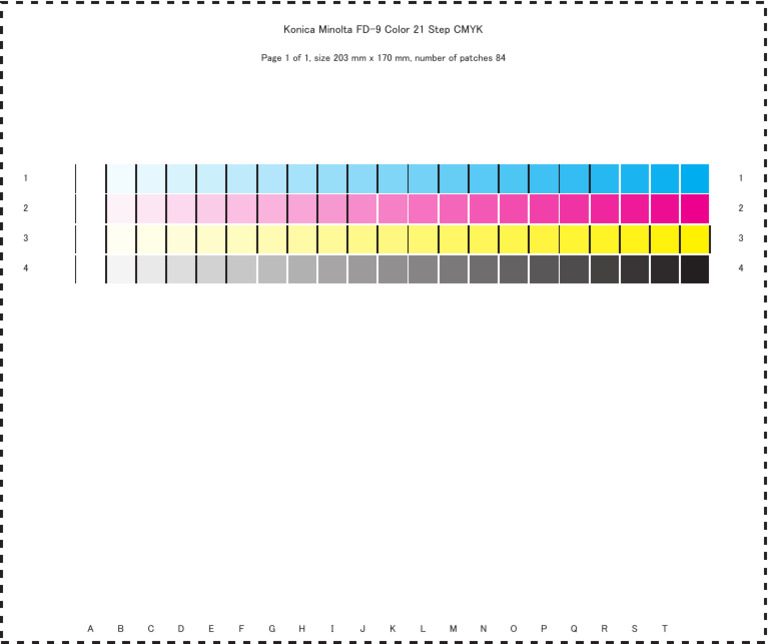 Color 21 Step Cmyk Fd-9 | PDF