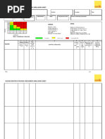 HIRA Risk Assessment Template | PDF | Risk | Hazards