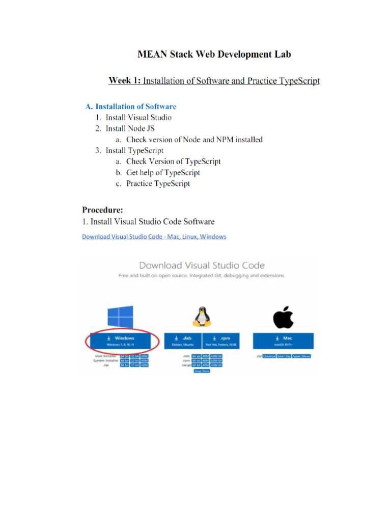 Mean Stack Development Lab | PDF