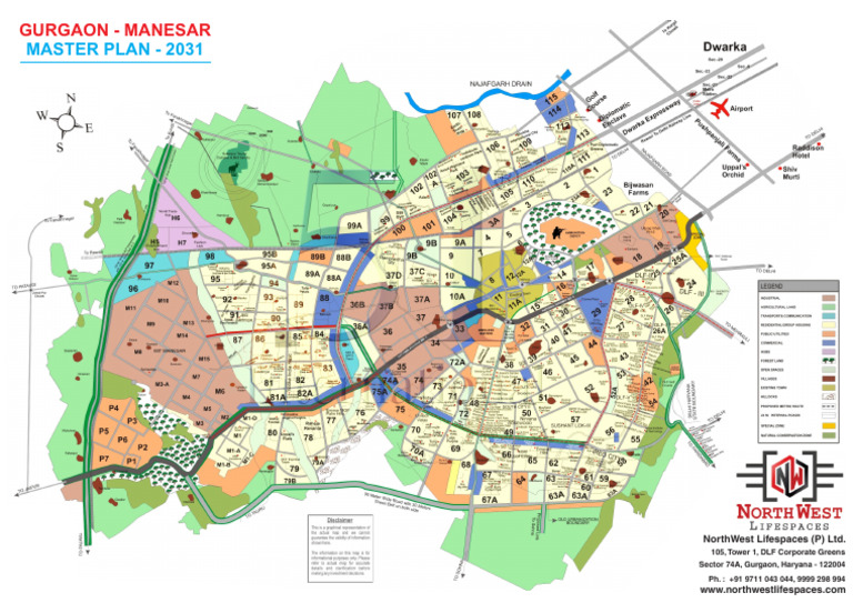 Gurgaon Master Plan 2 | PDF