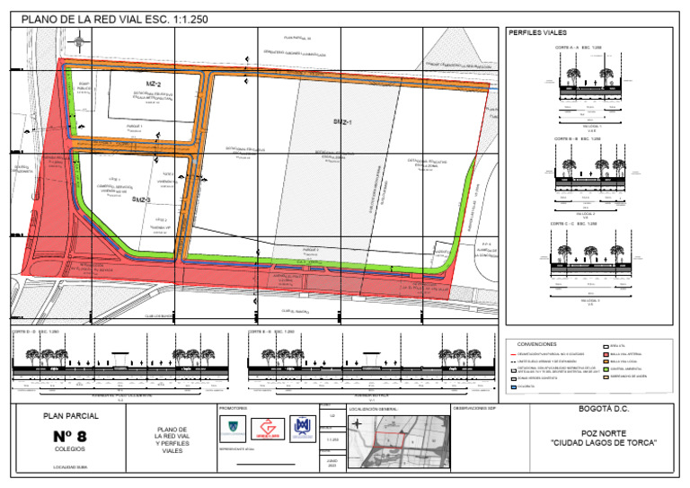 2 Plano de La Red Vial y Perfiles Viales | PDF