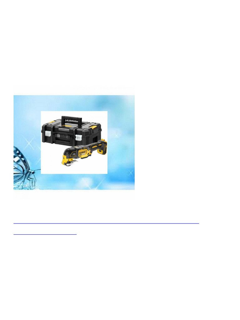 8423 DEWALT 18V Oszillierendes Akku Multi Tool DCS356NT Basisversion ...