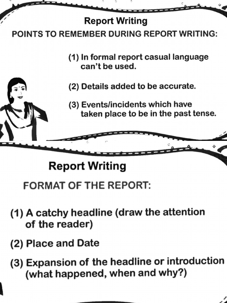Report Writing Guide for Class 7 | PDF