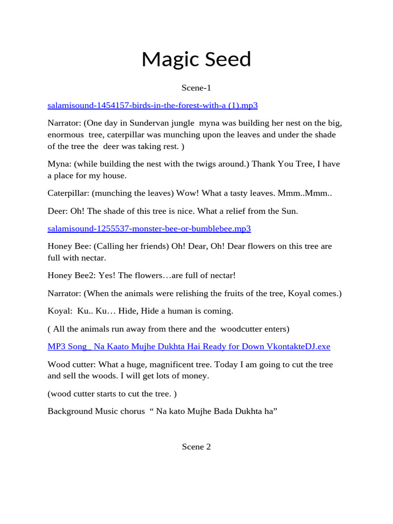 Magic Seed (Revised) | PDF | Organisms | Plant Morphology