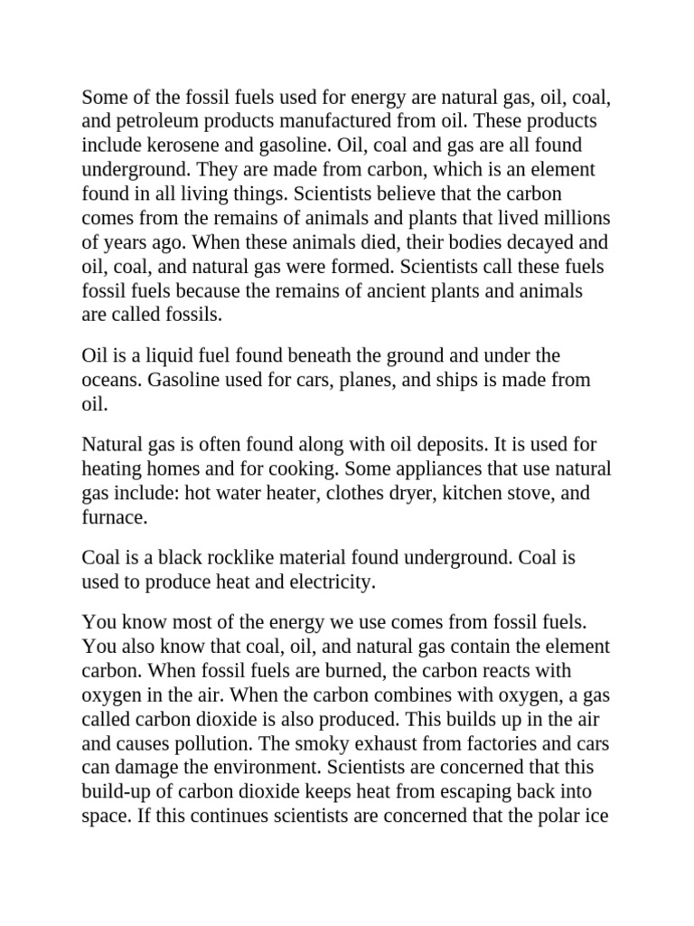 Understanding Fossil Fuels and Their Impact | PDF | Fuels | Petroleum
