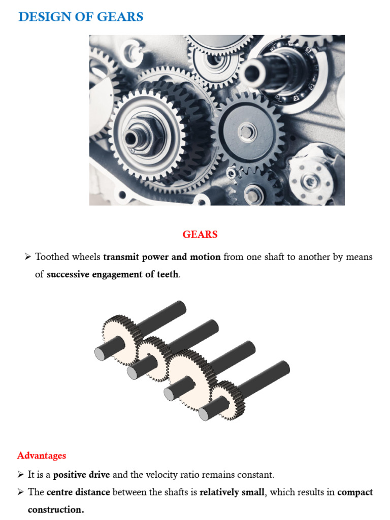 Design of Gears | PDF | Gear | Helix