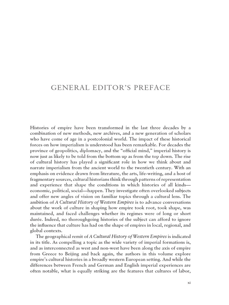 Patricia M.E. Lorcin (Editor) - A Cultural History of Western Empires ...
