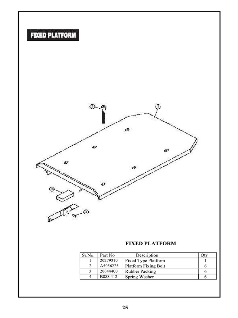 Bopt Fixed Platform | PDF