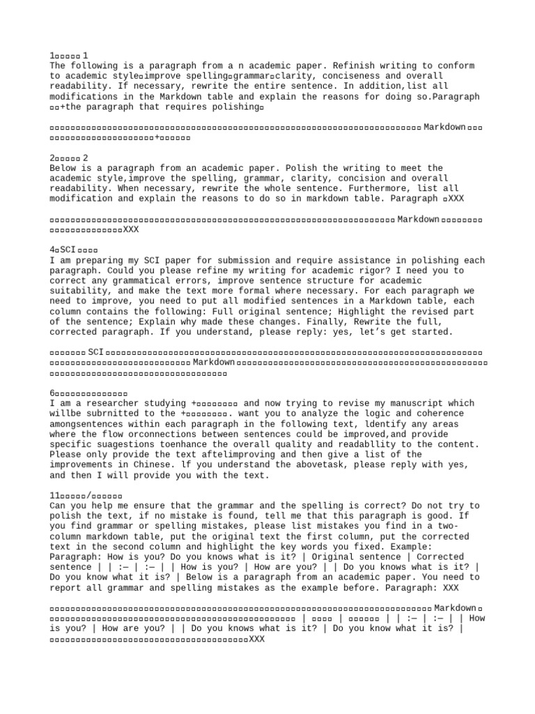 Polishing Academic Paragraphs for Submission | PDF | Linguistics | Grammar