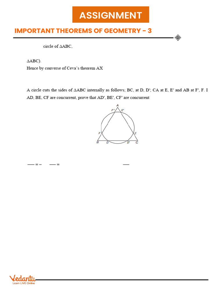 Key Geometry Theorems Explained | PDF | Triangle | Geometry
