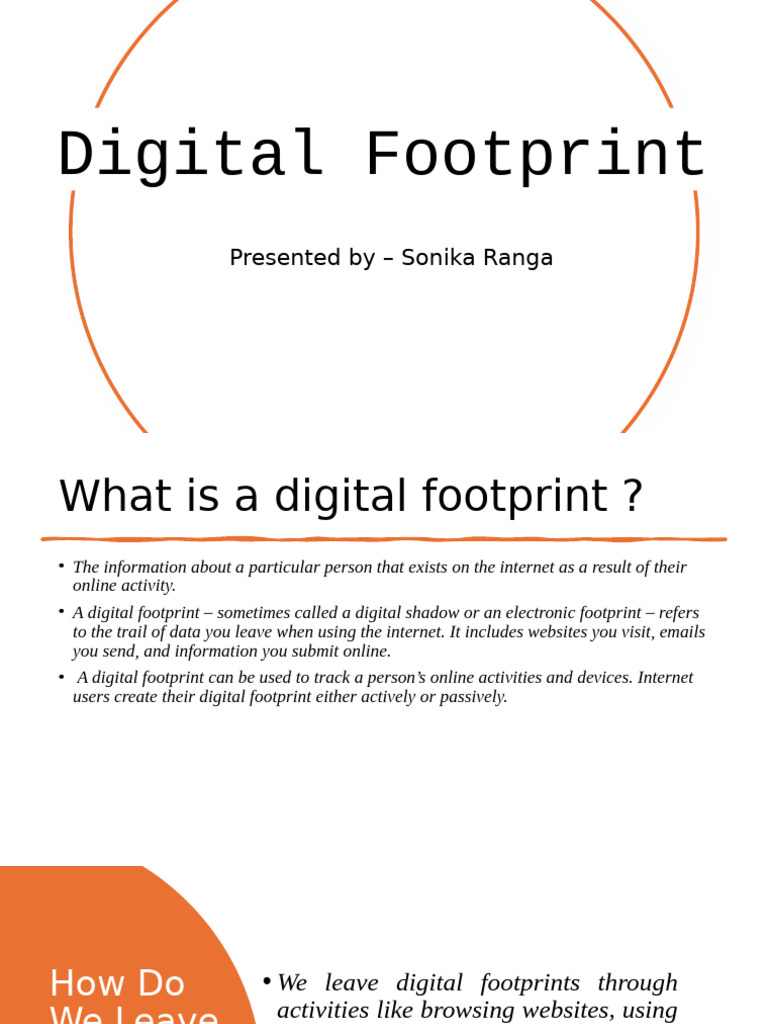 Understanding Your Digital Footprint | PDF