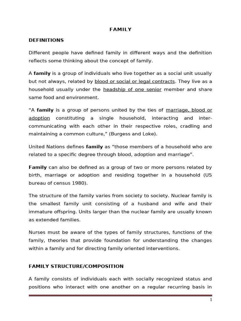 Understanding Family Structures and Functions | PDF | Family | Marriage